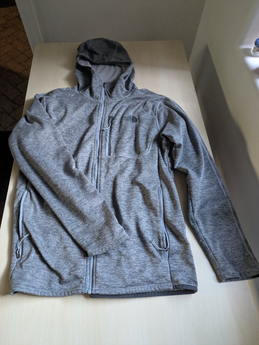 THE NORTH FACE Canyonlands Hoodie Gray Men's Size Medium M Full Zip Jacket